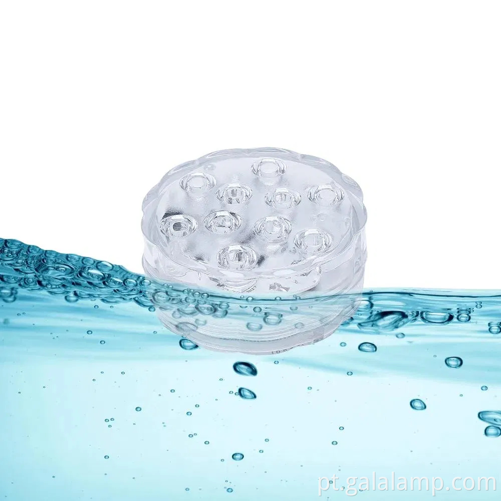 Luzes vibrantes de disco LED para festas inesquecíveis da piscina